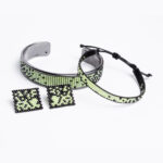 Cyber Bracelet and earrings set